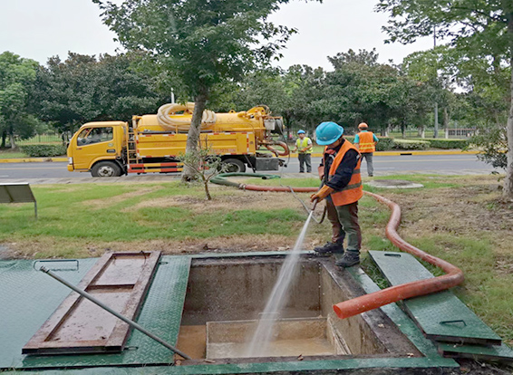 承留镇化油池清理